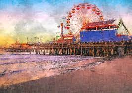 Address, phone number, santa monica pier reviews: Santa Monica Pier Digital Art By Flo Karp