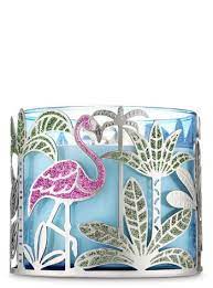 Order by midnight, ships next business day with custom tags. Flamingo 3 Wick Candle Holder Bath Body Works Candle Holders Flamingo Candles Bath Body Works Candles