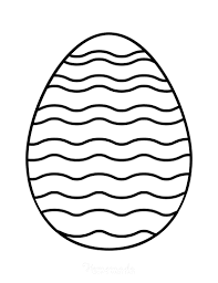 For older children, you could cut the eggs into quarters. 66 Easter Egg Coloring Pages Templates Free Printables