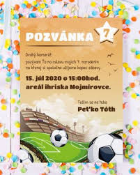 Check spelling or type a new query. Detska Pozvanka Na Oslavu Futbalovy Motiv Oznamimto Sk