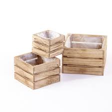Small Wooden Crates For Floral Designs Featuring Plastic Lining Small Wooden Crates Wooden Crates Crates