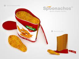 Spoonachos Spoon Shaped Nachos By Denis Bostandzic Via Behance Chip Packaging Beautiful Packaging Design Packaging Snack