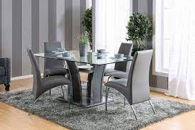 The block's alisa and lysandra worked their magic with a modern revamp of a heritage home. Glenview Dining Table Gray In 2021 Modern Dining Table Set Grey Dining Tables Modern Dining Room Set