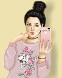 لا تعطي الناس اكثر من حقها فان الورد تموت من كثرة الماء cute girl wallpaper beautiful girl drawing girly m