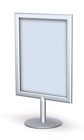 Aluminum Tabletop Sign Frames Countertop Display Tabletop Signs Signage Display