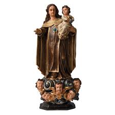 Qual a história e em quais momentos recorrer? Imagem Nossa Senhora Do Carmo 50cm Ir057 Compre Ja Quintadellarte