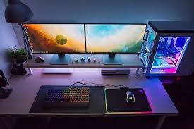 Gaming Room Wallpaper Gamingroom Computergaming Setuproom Gamer Zimmer Gaming Schreibtisch Zocker Zimmer