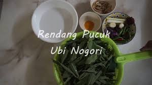 Dato rizalman resepi pucuk ubi goreng. Rendang Pucuk Ubi Nogori Youtube Dapur Make It Yourself Dishes