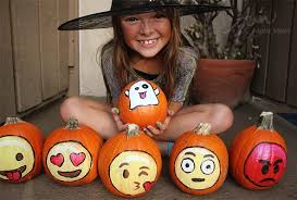 Arts & crafts are a wonderful way to help encourage and develop your child's fine motor toxic ingredients to avoid in art supplies. Painted Emoji Pumpkins For Halloween Alpha Mom