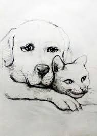 Learn how to draw cute pictures using 300x250 942 images about cute drawings on we heart it see more about art. Line Drawing Dog Stock Photos And Images 123rf