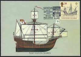 Great Britain Scott 1449 07 Apr 1992 Europa Issue Christopher Columbus Landfall In The Americas 1492 Postcard Nao Christopher Columbus Columbus America