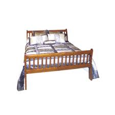 It is supported by block legs, providing stability and durability. Outback Slatted Sleigh King Slat Bed Nz Prices Priceme