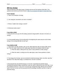 Check spelling or type a new query. Bill Nye Energy Worksheet Teachers Pay Teachers