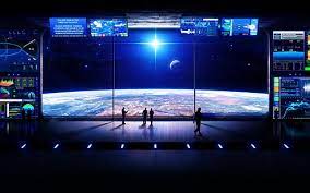 Hd Wallpaper Futuristic Interior Design Render Space Station Indoors Wallpaper Flare