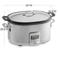 Rival crock pot stoneware slow cooker model 3860 rival crock pot parts 38601 original replacement rival crock pot slow cooker 12 1 8 glass lid find. All Clad Deluxe Slow Cooker With Cast Aluminum Insert 7 Qt Williams Sonoma