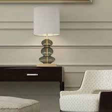 Lite source cupola brushed brass swing arm lamp with bowl / dome shade. Table Lamp Triphylite Brossier Saderne Brushed Brass Fabric Contemporary
