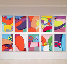Pin By Rdp On Bulsart Kaws Painting Prints Printed Portfolio
