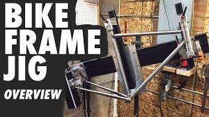 These are jigs for holding disc brake tabs in the correct spot (in relation to the dropout) on a bike frame and fork so it can be welded in place. Bicycle Framebuilding Jig Overview Frame Welding Fixture Youtube