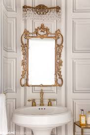 Pedestal sinks are freestanding sinks supported by a single slim column running from the floor to. Powder Room Ideas Elegant Powder Room Makeover On A Budget