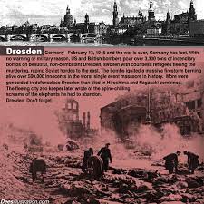 Dresden after the bombing raid. Wwii Bombing Justice For Germans