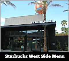 Find great deals on ebay for starbucks disney world. Starbucks West Side Menu Disney Springs At Walt Disney World