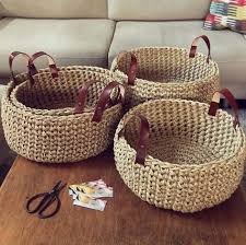 Conceptions Naturelles Faites De Corde De Paille En Son Makaleler Conceptions Corde En 2020 Modele De Panier En Crochet Tricot Et Crochet Maison En Crochet