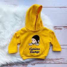 George is the protagonist of the series and movies curious george (2006 film), curious george 2: Vintage Curious George Fleece Hoodie