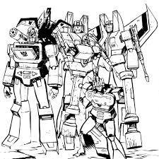 transformers coloring page
