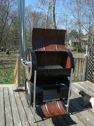 The No Weld Double Barrel Smoker And How To Use It Barrel Smoker Smoker Plans Diy Smoker