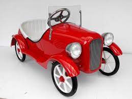 Model A Ford Pedal Car For Sale At Www Historicconnections Com All Metal Stitched Leather Look Seat Windscreen Toy Pedal Cars Pedal Cars Vintage Pedal Cars