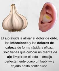 ✨ El poder curativo del ajo ✨ 🧄 Propiedades naturales: El ajo es un potente antibiótico y antiinflamatorio natural que ayuda a aliviar el dolor de oído, las infecciones y los dolores