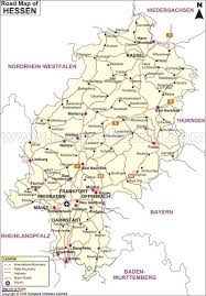 Hessen Road Map Germany Map Map Hess