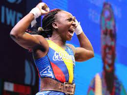 Yenny sinisterra es una halterista colombiana. Yenny Sinisterra Record En El Mundial De Pesas Instituto Distrital De Recreacion Y Deporte