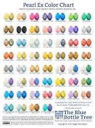Pearl Ex Color Chart And Comparison Tool The Blue Bottle Tree