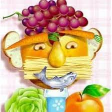 Resultado de imagem para alimentação saudável crianças desenho