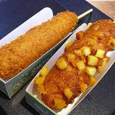 The spruce / kevin norris it's no surprise that dogs are likely to walk or dig into some sm. Korean Corn Dogs At Snowy Village Arrive With Melted Cheese On The Inside Eater Ny