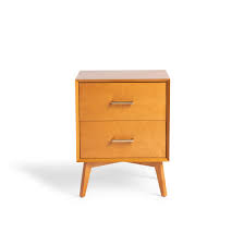 20.630 l x 20.630 w x 26.260 h; Golden Oak 2 Drawer Modern Nightstand By Nectar In 2021 Wooden Nightstand Modern Nightstand Comfort Mattress