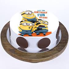 Maybe you would like to learn more about one of these? Buy Send Funny Minions Butterscotch Cake Half Kg Online Ferns N Petals
