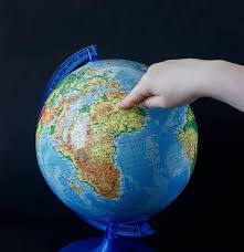 Globus Karte Finger Erde Kind Suche Zeigen Reise Zeichnen Afrika Welt Pikist
