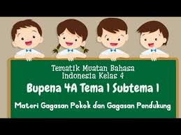 Kesimpulan dari isi cerita tersebut adalah sifat iri hati dapat merugikan orang lain karena dapat membuat orang lain sedih, kita harus bersyukur dengan. Bupena Jilid 4a Tema 1 Subtema 1 Muatan Bahasa Indonesia Gagasan Pokok Dan Gagasan Pendukung Youtube