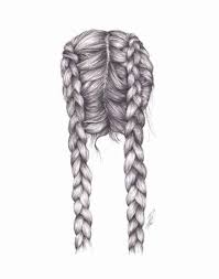Best Hair Art Drawing Artworks Artists Ideas Drawing Hair Braid Braids Illustration How To Draw Braids