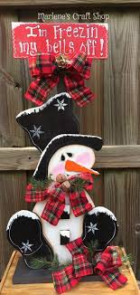 Snowman Decoration Farmhouse Decoration Rustic Snowman Wooden Snowman Stand Funny Snowman Sign Snowman Snowman Decorations Wooden Snowman Christmas Wood
