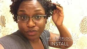 For a small amount of effort you can look great in straight. Sisterlock Install On Short Thick Hair Youtube