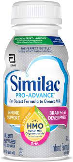Formulas with no palm olein oil have been shown to promote softer stools for your baby,. Buy Similac Pro Advance Infant Formula With Iron 24 Count With 2 Fl Hmo For Immune Support Non Gmo Ready To Feed Baby Formula 8 Fl Oz Bottles Online In Turkey B08b3yvmpk
