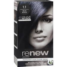 Renew Colour Infusion Permanent Hair Colour Creme Blue Black 1 1 Clicks