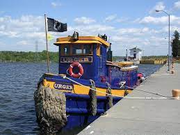 Blue Tugboat How About A Pink One Tug Boats Boat Model Boats