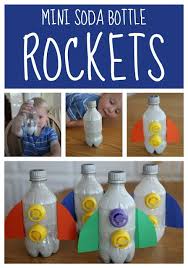 Mini Soda Bottle Rocket Craft For Toddlers Toddler Approved Space Crafts For Kids Rocket Craft Outer Space Crafts