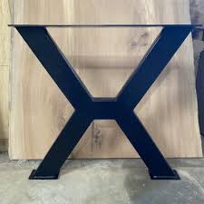 With these metal table legs, you can showcase your slab of lumber using the taller legs or support your beautiful cabinet with the shorter legs. Table Legs For Live Edge Tables Lancaster Live Edge