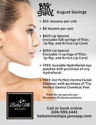 Now that kiddos are going back to school, it's time to get your skin back  in shape and shake off some of the summer wear and tear! Take advantage of  these August