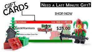 Currently, lego gift cards are not redeemable at legoland® parks. There Is Still Time To Get The Perfect Gift Brickwarriors